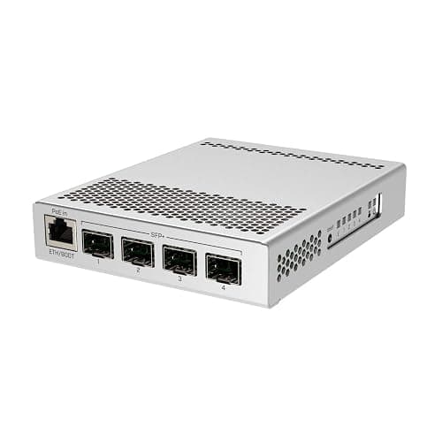 MikroTik CRS305-1G-4S+in Network Switch Managed Gigabit Ethernet (10/100/1000) Ethernet Power (PoE) White - Image 1