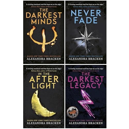 The Darkest Minds Series by Alexandra Bracken 4 Books Collection Set Exclusive Slipcase Edition (The Darkest Minds, Never Fade, In The Afterlight & The Darkest Legacy) - Image 1
