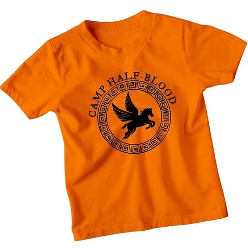 ATTAR APPAREL Camp Half Blood Kids T Shirt | Book Lover Greek Mythology | Halloween Party Costume | Boys Girls Birthday Gift - Image 1