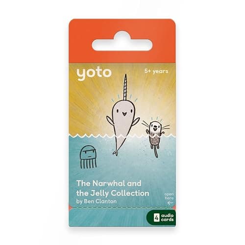 YOTO - The Narwhal & Jelly Collection by Ben Clanton – 8 Kids Audio Cards for Use with Player & Mini All-in-1 Audio Device, Screen-Free Listening with Fun Playtime Bedtime & Travel Stories, Ages 5+ - Image 1