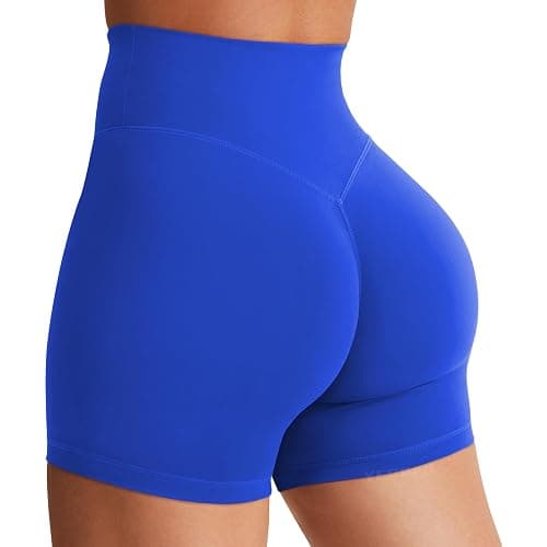 YEOREO Women's Biker Shorts 3.6" /4.5" / 6" Workout Gym Shorts Craze High Waist Tummy Control Hidden Scrunch Running Yoga - Image 1