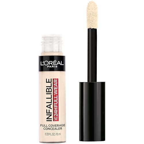 L'Oreal Paris Makeup Infallible Full Wear Waterproof Matte Concealer, Full Coverage, Porcelain, 0.33 fl. oz. - Image 1