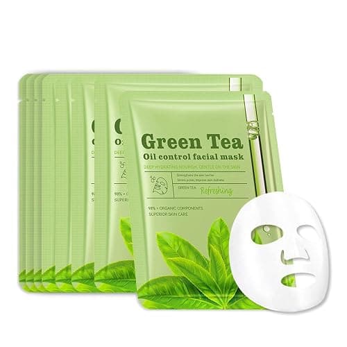 CAKAILA Face Sheet Mask Skincare,Hydrating Spa Face Mask For Sensitive Skin,Moisturize,Nourish for All Skin Types,Natural Skin Care Spa Face Mask for Women Men Girls,Pack of 8 - Image 1
