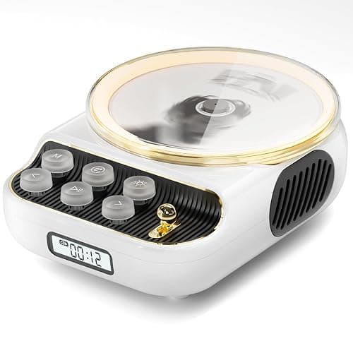 4 in 1 Retro Portable CD Player with Bluetooth Speakers,FM Radio,NightLight | CD Player With Dual Speakers Support TF Card/AUX for Home, Gift, LCD Display,4000mAh Battery,4 Loop Modes,Audio Transmission - Image 1