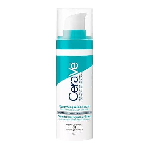 CeraVe Resurfacing Retinol Serum For Face with Niacinamide. Helps even Skin Tone & Smoothness, Post-Acne Marks & Pore Minimizer. Gentle, Fragrance-free, Non-Comedogenic, Safe for Sensitive Skin, 30ML - Image 1