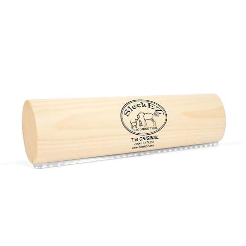 SleekEZ Deshedding Grooming Tool | Horse Brush for Horse Grooming Kit | Pet Hair Removal Tool | Curry Comb | Deshedding Brush | Shedding Comb | Works on All Hair Types | Made in USA | 1 pack | 10 inch - Image 1