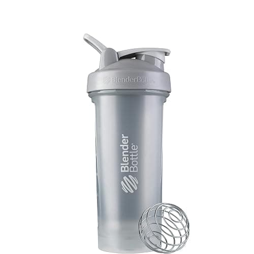 BlenderBottle Classic V2 Shaker Bottle Perfect for Protein Shakes and Pre Workout, 28-Ounce, Pebble Grey - Image 1