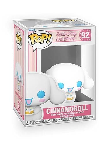 Epic Collectibles Pop Hello Kitty and Friends - Cinnamoroll with Cake Vinyl Figure Collectibles Bundle with Compatible Funko Box Protector - Image 1