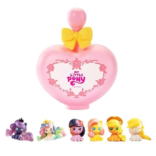 MINISO My Little Pony Blind Box Toy Surprise Box Figure Model Cute Peripheral Ornaments Collectible Toy Surprise Figures for Room Decorations, Birthday Gifts (Random) 3 Mini Figures per Box - Image 1