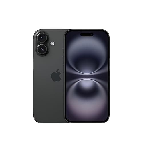 Apple iPhone 16 128 GB: Telefono 5G con Controllo fotocamera, chip A18 e tanta autonomia in più. Compatibile con AirPods; Nero - Image 1