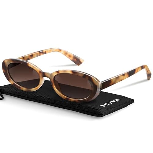 miyya Old Money Polarized Oval Sunglasses – 2025 Edition, UV400 Protection, Feather-Light Fit & Trendy Colors - Image 1