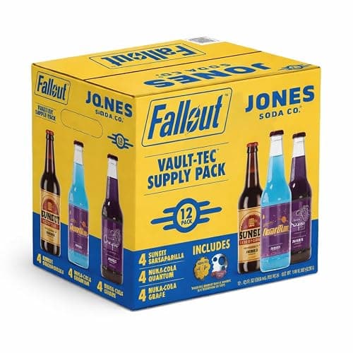 Jones Soda Co. Fallout Vault-Tec Supply Pack, 12 fl oz, 12-count - Image 1