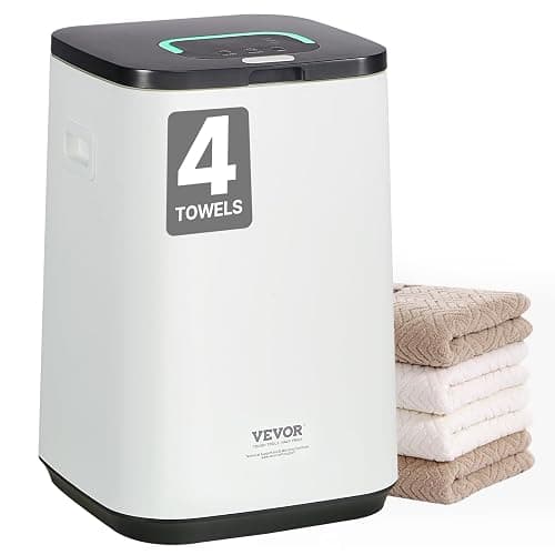 VEVOR Towel Warmers for Bathroom, Towel Warmer Bucket with Child Lock & High-Temp Indicator & 24H Delay Timer & Auto Shut Off Fits up to 4 Oversized Towels, Blankets, Clothes, Bathrobes and More - Image 1