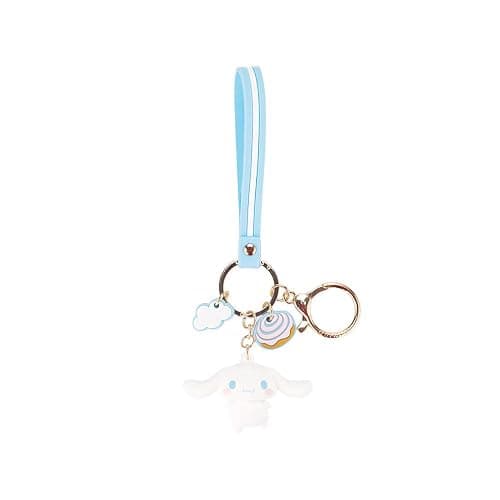 PaPiJoJo Cute Keychain Kawaii Anime Keychain, Hello Kitty, My Melody,Kuromi,Keroppi, Badtz-Maru, Cinnamoroll, Pompompurin - Image 1