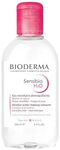 Bioderma - Sensibio - H2O Micellar Water - Makeup Remover Cleanser - Face Cleanser for Sensitive Skin - 8.4 Fl Oz (Pack of 1) - Image 1