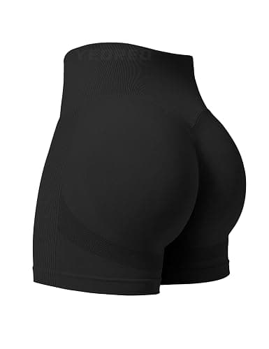YEOREO Professional Women Workout Shorts 3.6" Scrunch Shorts Seamless High Waisted Contour Gym Yoga Biker Shorts - Image 1