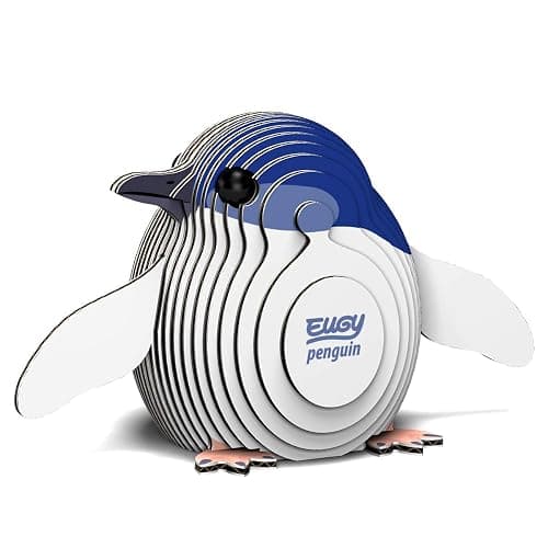 Eugy Penguin 3D Puzzle, 25 Piece Eco-Friendly Educational Toy Puzzles for Boys, Girls & Kids Ages 6+ - Image 1