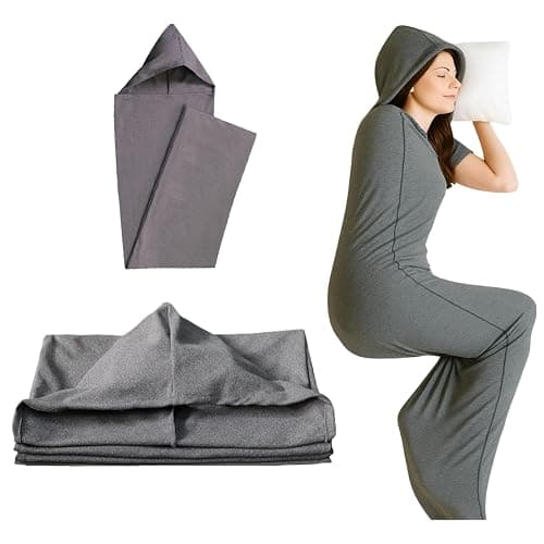 Compression Sleep Sack, Ultra-Lightweight Wearable Blanket for Stress & Anxiety Relief, Breathable Stretch Fabric Sleep Pod. - Image 1