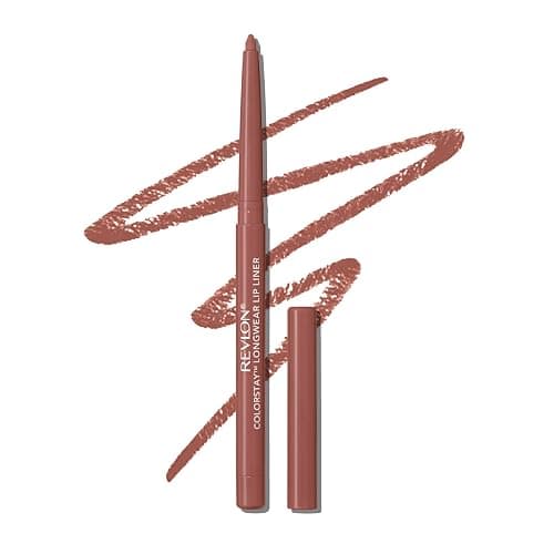Revlon Colorstay Lip Liner Makeup with Built-in-Sharpener, Longwear Rich Colors, Smooth Application, 630 Nude, 0.01 oz - Image 1