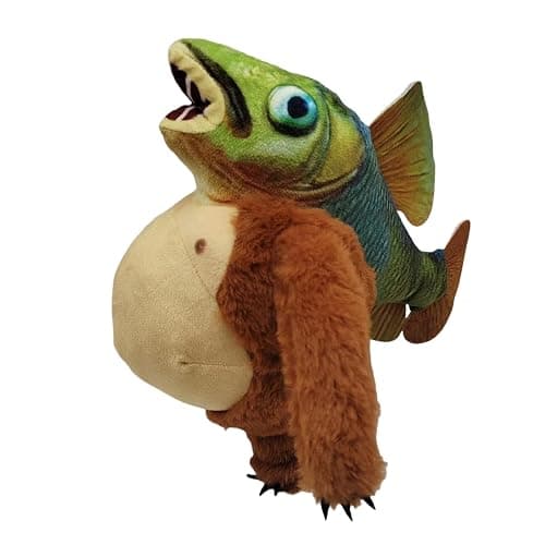 SereneSage Tung Shark Plush, Funny Meme Doll, Soft Stuffed Animal for Kids & Fans, Viral Brainrot Gift for Boys & Girls (FlyingFish) - Image 1
