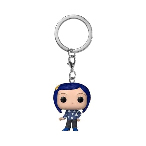 Funko POP! Keychain: Coraline - Coraline Sweater | Official Merch - Mini Figurine Keyring for Keys, Bags and Backpacks - Stocking Filler and Party Bag Gift - Image 1