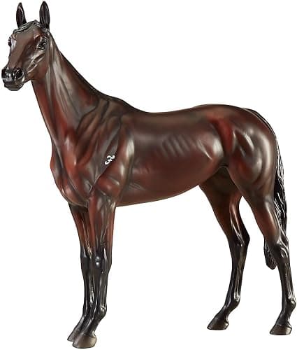 Breyer Horses Traditional Series Winx | Australian Racehorse | Horse Toy Model | 10.5" x 9.5" | 1:9 Scale Horse Figurine | Model #1828, Brown - Image 1