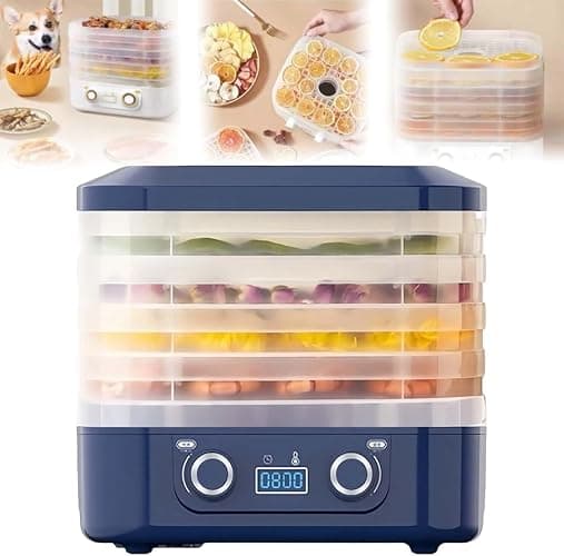 2026 NEW Food Freeze Dryer Machine for Home,Dryer Machine for Candy and Snacks,Food Dehydrator Machine with Digital Adjustable Timer and Temperature Control,for Beef Fruits Meat Vegetables (Blue) - Image 1