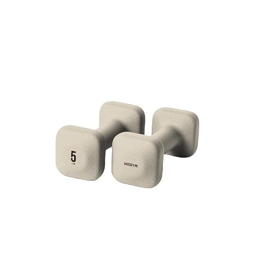 WeGym SafeGrip Dumbbells, Anti-Slip, Anti-Roll, Thick Handles, Free Weights, Square Dumbbells for Secure Workouts at Home, Weightlifting, and Personal Training - Image 1