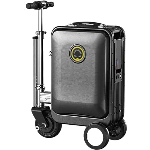 20-inch Smart Riding Suitcase,Electric Luggage Scooter,Motorized Luggage for Adults,73.26Wh Removable Battery,Load 110Kg,USB Port(Black) - Image 1