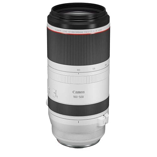 Canon RF100-500mm F4.5-7.1 L is USM Lens, Super-Telephoto Zoom Lens, Compatible with EOS R Series Mirrorless Cameras, White - Image 1