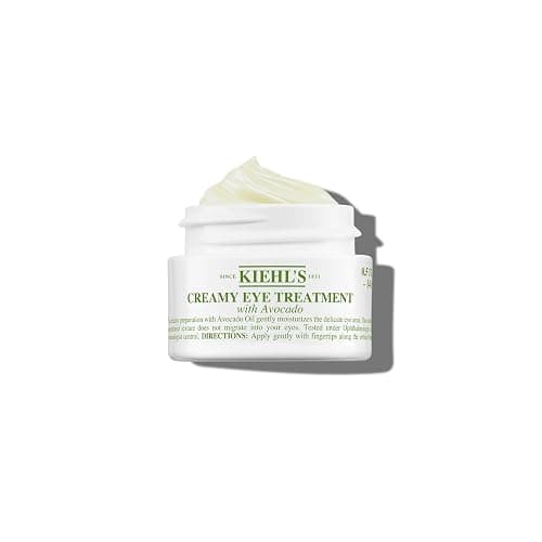 Kiehl's Avocado Eye Treatment, Under Eye Cream for Puffiness and Dark Circles, with Caffeine to Correct Bags, 99% Naturally Derived Non-Toxic Formula - Image 1