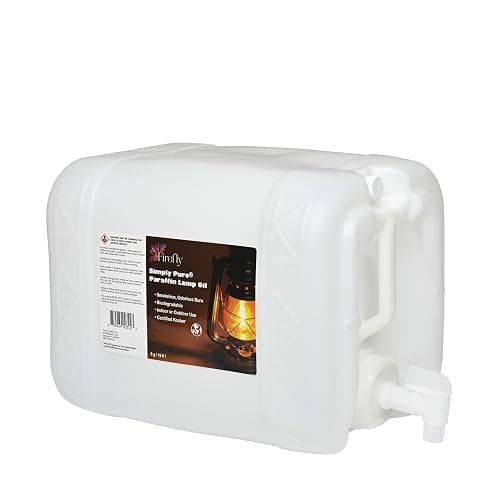 Firefly Fuel Premium Liquid Paraffin Lamp Oil for Indoor Use 5 Gallons - Indoor Smokeless Odorless Paraffin Oil Fuel for Lamps, Lanterns, Candles, Long-Lasting Burn, Kosher - Image 1