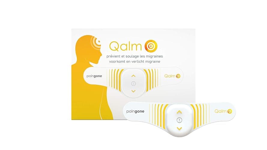 Paingone Qalm |Prévient et soulage les migraines |traitement des migraines, crises de migraines |Prévient et soulage les maux de tête |soulagement rapide et sans médicament |prouvé cliniquement - Image 1