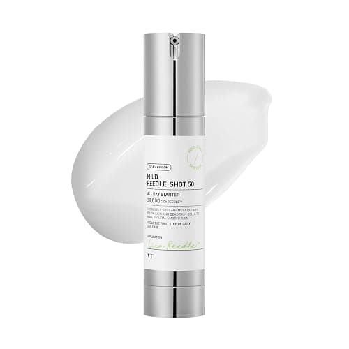 VT COSMETICS VT MILD REEDLE SHOT 50 - Essenza riparatrice giorno e notte per pelle opaca e stanca, 50 ml - Image 1