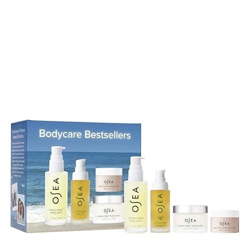 OSEA Bodycare Bestsellers Skincare Set - 4-piece Body Travel Set - 1oz - Body Oil, Body Butter, Body Scrub, & Body Wash - Image 1
