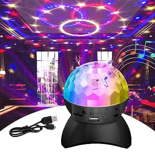 Disco Ball Light with Bluetooth Speaker