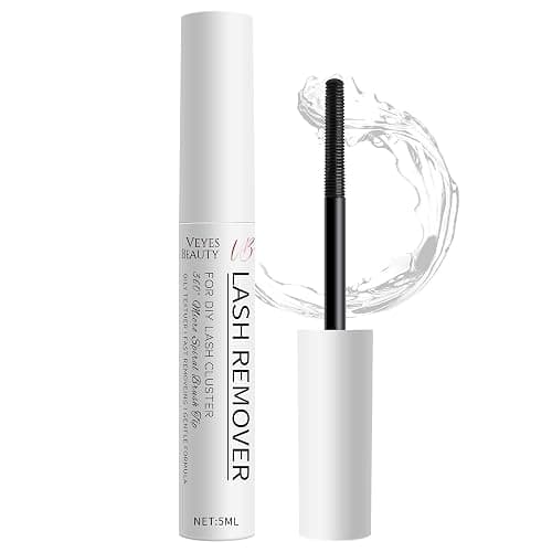 VEYESBEAUTY Cluster Lash Glue Remover 5ML Eyelash Remover for DIY Lash Extensions at home Clear Remover for Self-application Individual Lashes - Image 1