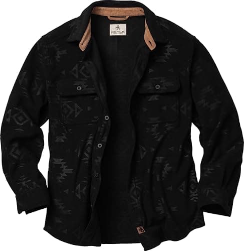 Legendary Whitetails Mens Long Sleeve Fleece Button Up Shirt - Image 1