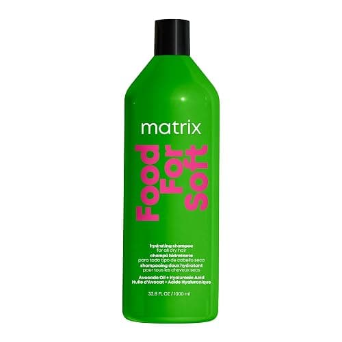 MATRIX Food For Soft Shampoo For Dry and Brittle Hair - Moisturizes and Hydrates, Softens and Smooths, With Avocado Oil & Hyaluronic Acid, Vegan - Image 1