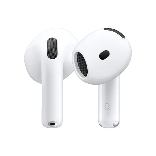 Apple AirPods 4 Auricolari wireless, Auricolari Bluetooth, Audio spaziale personalizzato, Resistenza al sudore e all’acqua, Custodia di ricarica USB-C, Chip H2, Fino a 24 ore di autonomia - Image 1