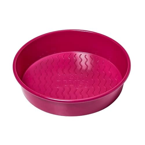 Great Jones Patty Cake (Raspberry)| Nonstick 9-Inch Round Cake Pan | Heavy-Duty Aluminized Steel | Easy Release Coating | Oven-Safe Up to 450°F | Even Heat Distribution | Dishwasher-Friendly - Raspberry - Image 1