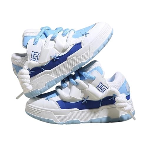 Y2K Walking Cute Sneakers for Women Thick Sole Walking Shoes Flat Platform Chunky Kawaii Style - Image 1