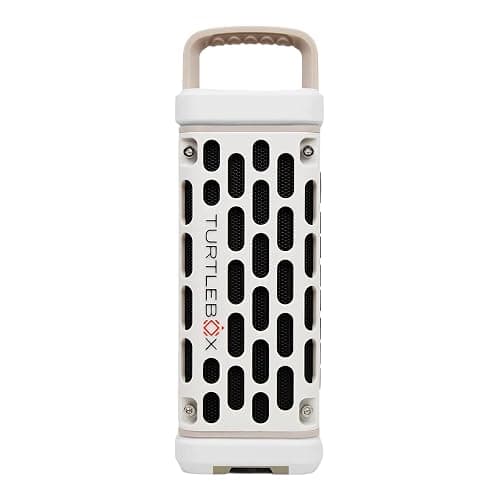 Turtlebox Ranger: Loud! Outdoor Portable Bluetooth 5.4 Speaker | Rugged, Waterproof, Ultra-Portable | Plays to 105db, Deep Bass, Shockproof, Unlimited Pairing for Full Stereo Experience, Ivory - Image 1