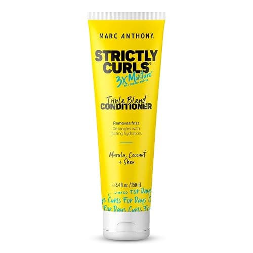 Marc Anthony Curly Hair Conditioner, Strictly Curls - 3x Moisture For Curl Defining & Enhancing - Shea Butter, Marula Oil, Aloe Vera & Coconut Cream - Sulfate Free & Color Safe For Dry Damaged Hair - Image 1