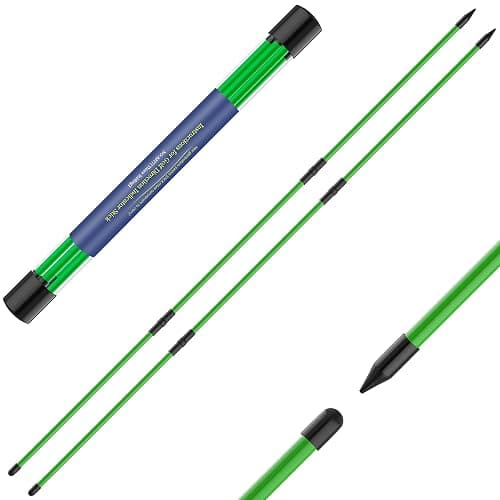 Seticek Golf Alignment Sticks 2 Pack,Upgraded 48" Collapsible Alignment Stick Golf Training Aid for Aiming, Putting, Swing Trainer, Golf Training Sticks with Clear Tube Case - Image 1