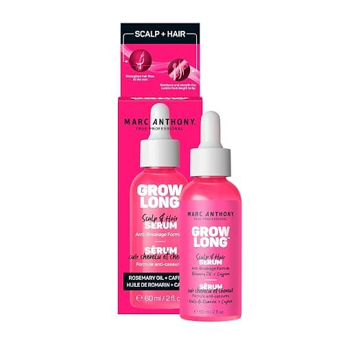 Marc Anthony Grow Long Scalp & Hair Serum - Anti-Breakage Formula Nourish, Strengthen & Hydrate Scalp & Hair Follicles - Natural Shine & Fuller-Looking Hair Strands from Root to Tip, 2 fl oz - Serum - Image 1