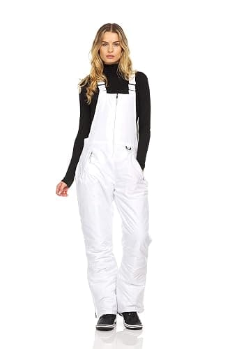 Arctic Quest Womens Ski Snow Bibs Pants Insulated Water Resistant Overalls Snowboarding Winter Waterproof Pants Women - Image 1
