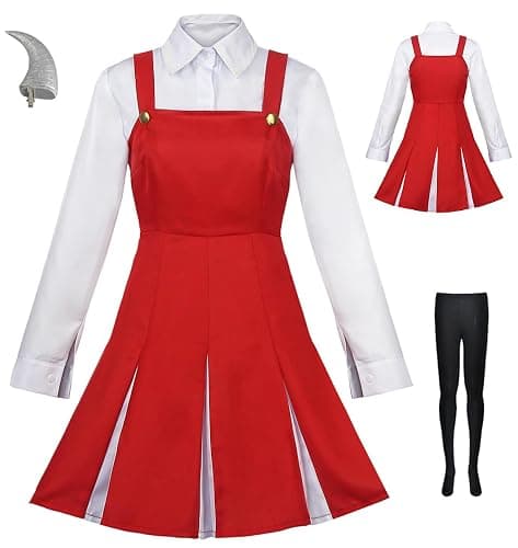 Howenlthy Little Eri Cosplay Costume Eri Cultural Festival Dress Red Uniform Suit Anime Halloween Outfit Skirt Shirt Full Set - Image 1