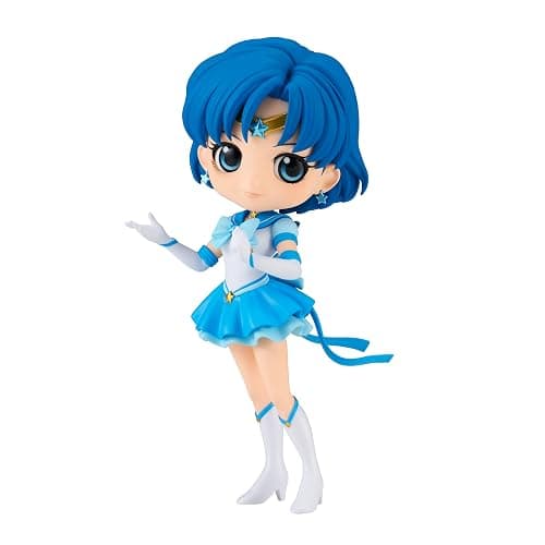 Banpresto - Pretty Guardian Sailor Moon Cosmos The Movie - Eternal Sailor Mercury (ver. A), Bandai Spirits Q Posket Figure - Image 1