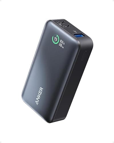 Anker Power Bank, 533 Power Bank (PowerCore 30W), Power IQ 3.0 Portable Charger with PD 30W Max Output, 10,000mAh Battery Pack for iPhone 16/15/14/13 Series, Dell, Microsoft Surface, iPad Pro,and More - Image 1